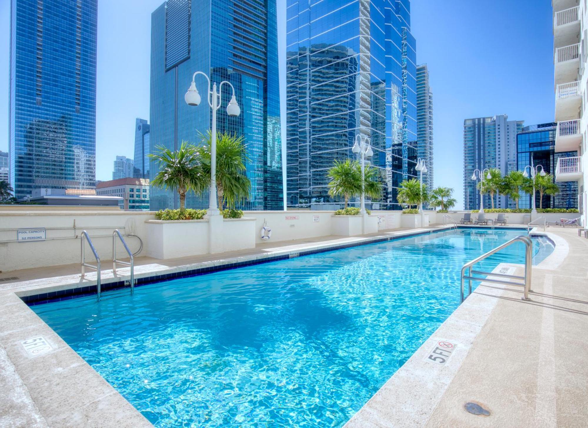 Oceanside Penthouse Apartment In Brickell Miami, Pool, Free Parking Buitenkant foto
