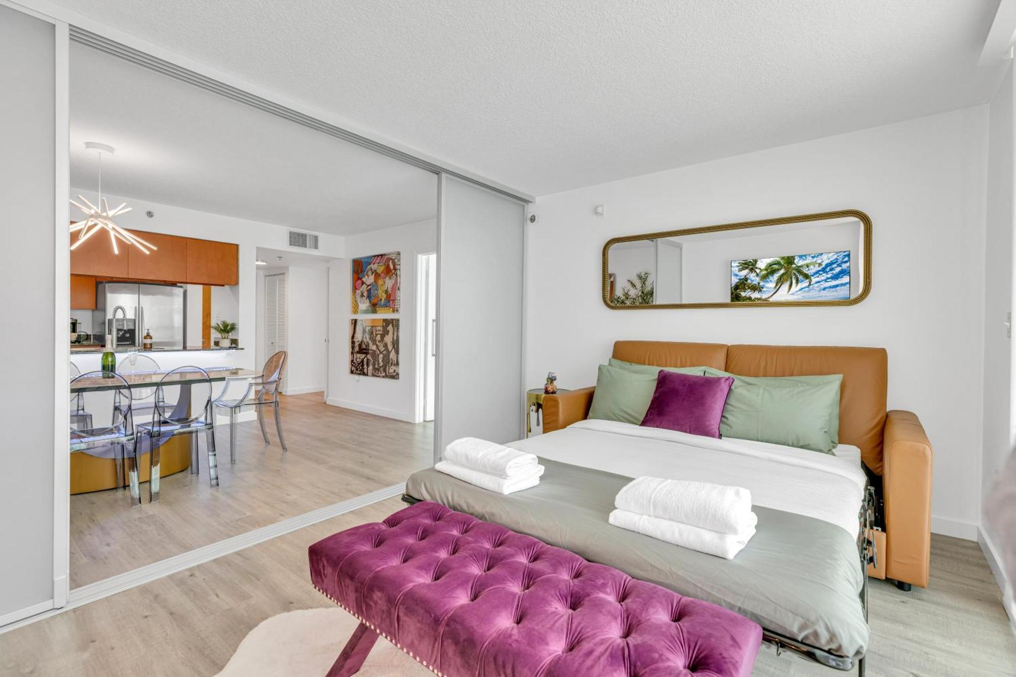 Oceanside Penthouse Apartment In Brickell Miami, Pool, Free Parking Buitenkant foto