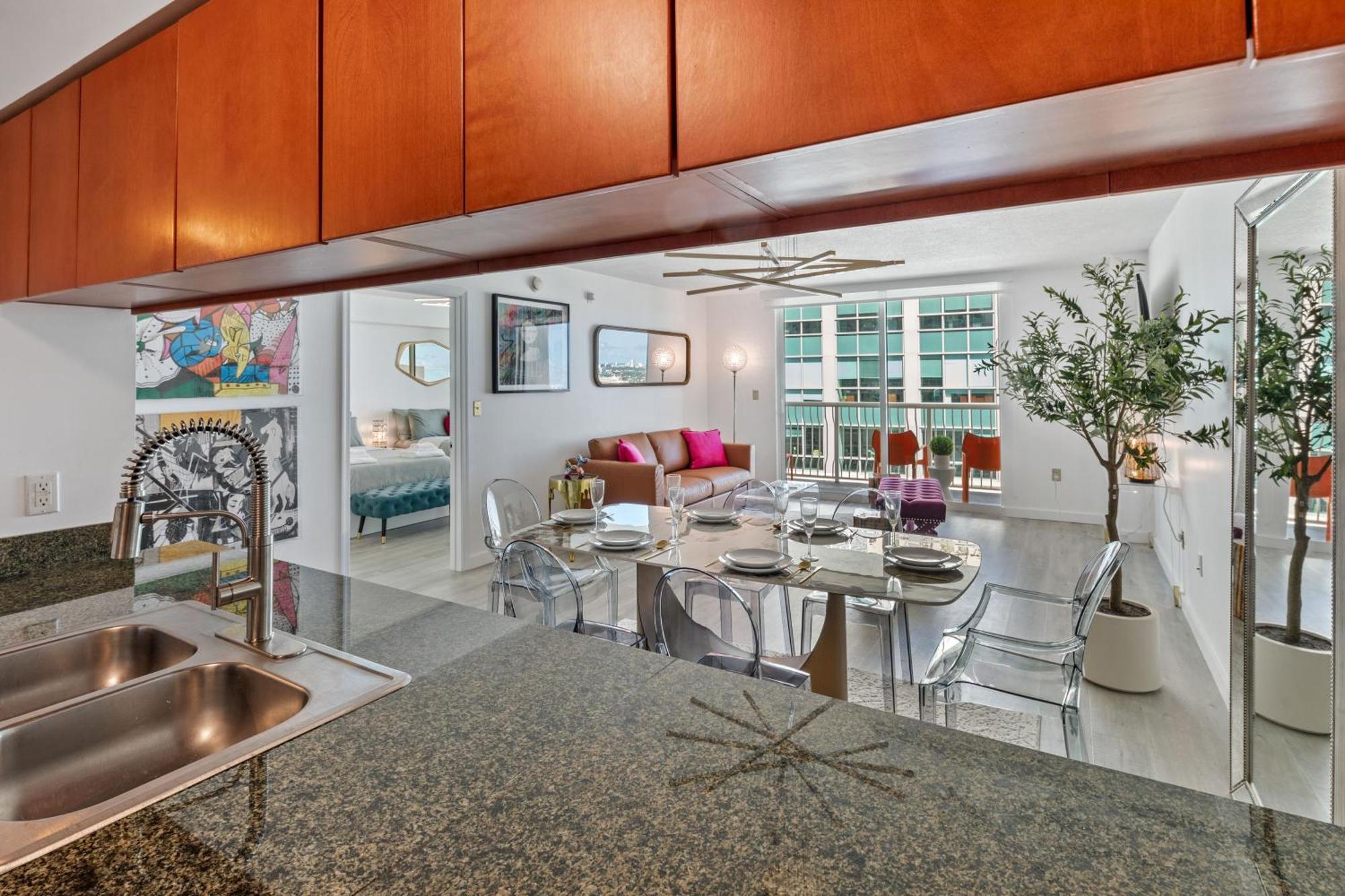 Oceanside Penthouse Apartment In Brickell Miami, Pool, Free Parking Buitenkant foto