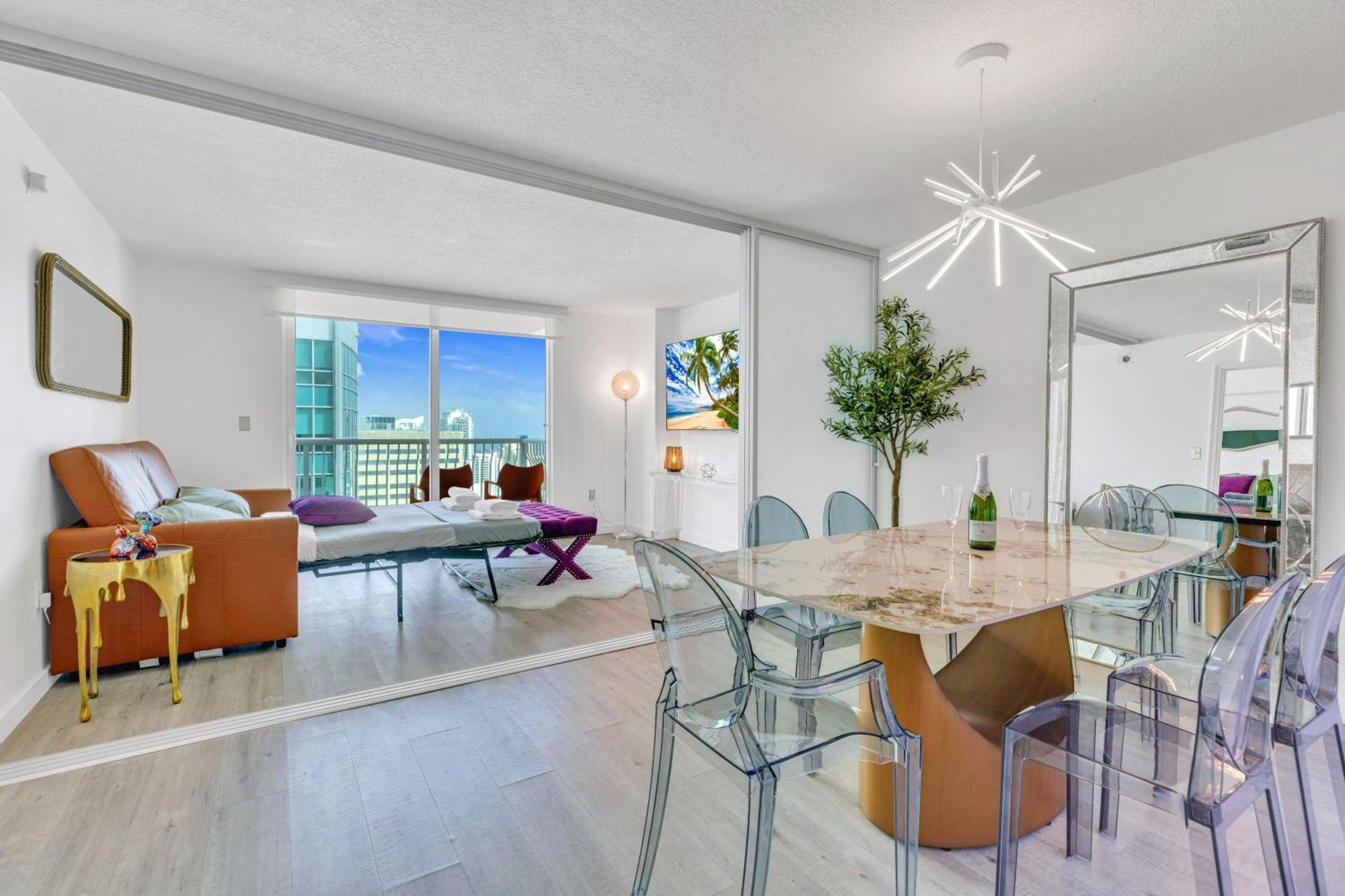 Oceanside Penthouse Apartment In Brickell Miami, Pool, Free Parking Buitenkant foto