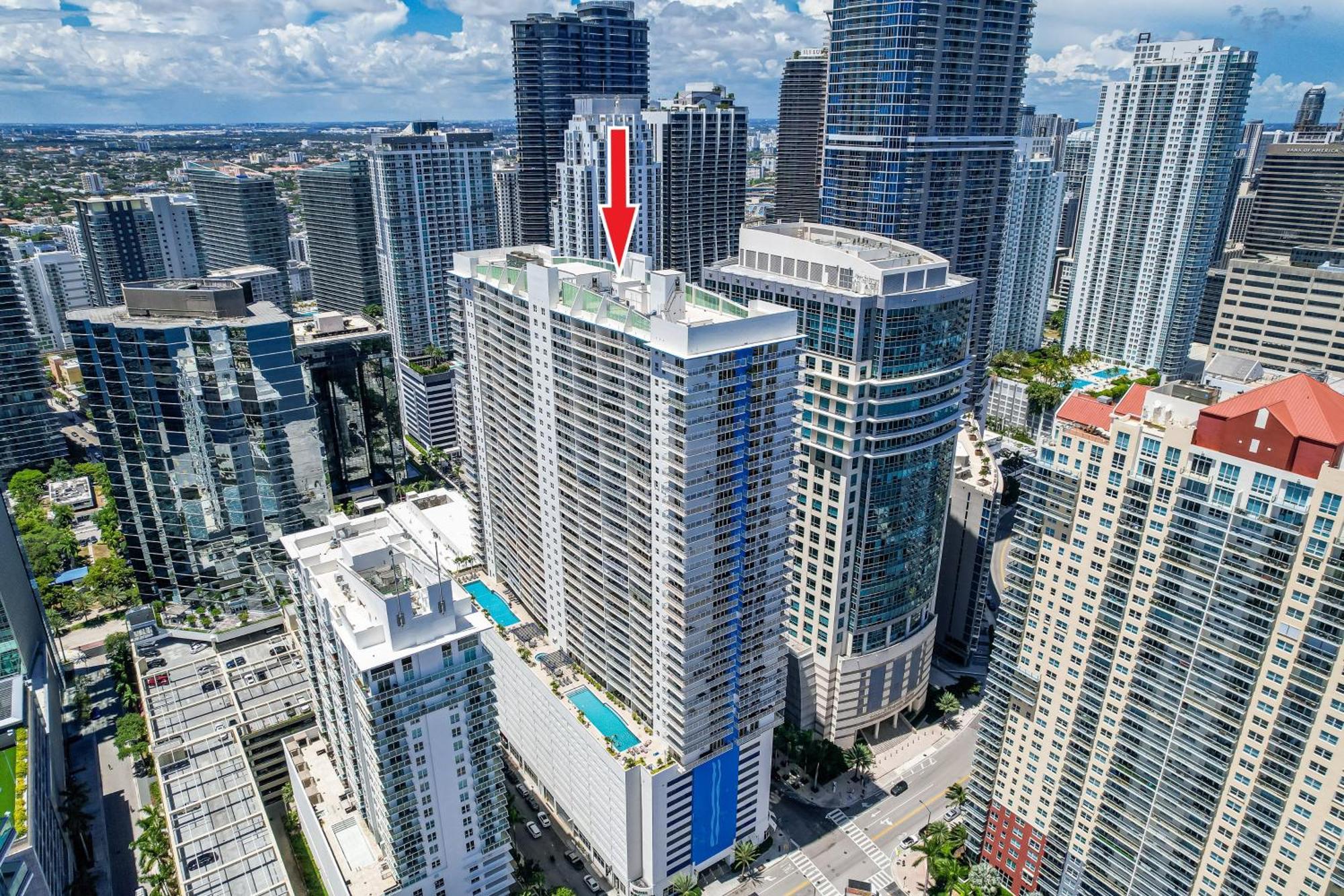 Oceanside Penthouse Apartment In Brickell Miami, Pool, Free Parking Buitenkant foto